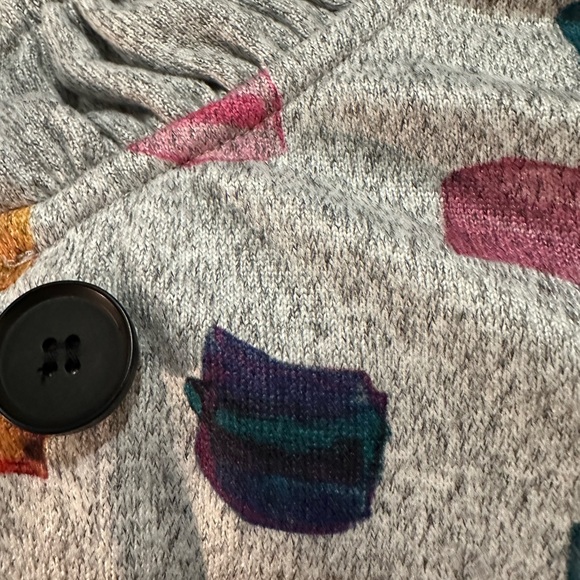 Vibrant Multicolor Women's Cardigan - Picture 4 of 6